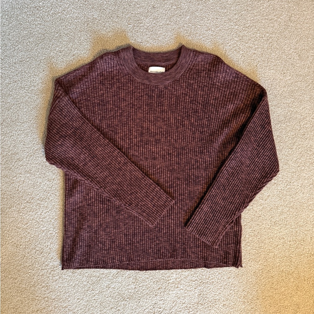 A&F Burgundy Sweater